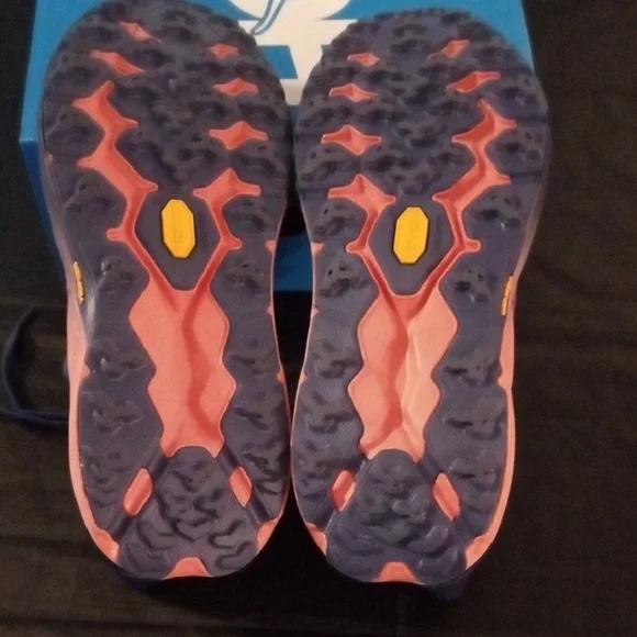 Hoka Purple and Blue SpeedGoat 5 Athletic Shoes with Signature Cushioning - Picture 9 of 15